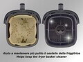 Protectie patrata pentru Air Fryer, Beper, hartie pergament, maro