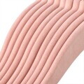 Set 50 umerase copii catifelate, Songmics, antialunecare, max 3 kg, roz deschis/carlige rose gold