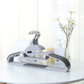 Set 50 umerase plastic, Songmics, deschidere U, antialunecare, max 5 kg, gri