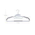 Set 50 umerase plastic, Songmics, deschidere U, antialunecare, max 5 kg, gri