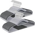Set 50 umerase plastic rezistente, Songmics, antialunecare, max 5 kg, gri