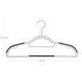 Set 50 umerase plastic rezistente, Songmics, antialunecare, max 5 kg, gri
