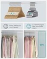 Set 20 umerase plastic premium, Songmics, deschidere U, max 5 kg, gri