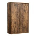 Biblioteca cu 6 compartimente, Vasagle, 65.5x30x97.5 cm, PAL, maro rustic