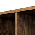 Biblioteca cu 6 compartimente, Vasagle, 65.5x30x97.5 cm, PAL, maro rustic
