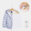 Set 10 umerase copii, Songmics, cu bara pantaloni, max 5 kg, lemn de artar, natur