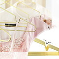 Set 20 umerase Songmics, metalice, cromate, rezistente la rugina, auriu