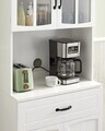 Dulap bucatarie multifunctional, Vasagle, 73x41.5x179.8 cm, MDF/PAL, alb