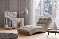 Sezlong living ELTAP, LOR-18SO, Loren, 170x85x85 cm, lemn/poliester, bej