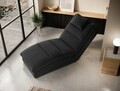 Sezlong living ELTAP, TAC-06NU, Taco, 170x85x95 cm, lemn/poliester, gri inchis