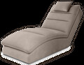 Sezlong living ELTAP, TAC-18SO, Taco, 170x85x95 cm, lemn/poliester, bej