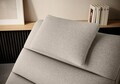 Sezlong living ELTAP, TAC-22IN, Taco, 170x85x95 cm, lemn/poliester, bej deschis