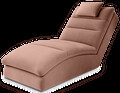 Sezlong living ELTAP, TAC-24NU, Taco, 170x85x95 cm, lemn/poliester, roz