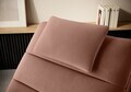 Sezlong living ELTAP, TAC-24NU, Taco, 170x85x95 cm, lemn/poliester, roz