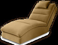 Sezlong living ELTAP, TAC-45NU, Taco, 170x85x95 cm, lemn/poliester, mustar