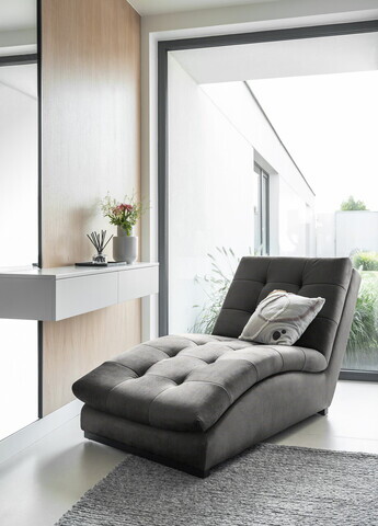 Sezlong living ELTAP, DOR-05NU, Doro, 170x85x95 cm, poliester, gri
