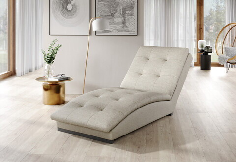 Sezlong living ELTAP, DOR-22IN, Doro, 170x85x95 cm, poliester, bej deschis