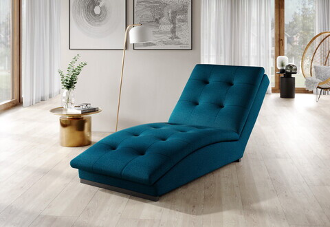 Sezlong living ELTAP, DOR-40NU, Doro, 170x85x95 cm, poliester, albastru inchis
