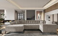 Coltar extensibil stanga 5 locuri ELTAP, MON-LT-18SO, Montez, 340x180x93 cm, lemn/poliester, bej