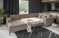 Coltar extensibil stanga 5 locuri ELTAP, MON-LT-20NU, Montez, 340x180x93 cm, lemn/poliester, bej