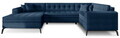 Coltar extensibil stanga 5 locuri ELTAP, MON-LT-40PO, Montez, 340x180x93 cm, lemn/poliester, albastru inchis