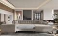 Coltar extensibil dreapta 5 locuri ELTAP, MON-RT-18SO, Montez, 340x180x93 cm, lemn/poliester, bej