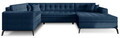 Coltar extensibil dreapta 5 locuri ELTAP, MON-RT-40PO, Montez, 340x180x93 cm, lemn/poliester, albastru inchis