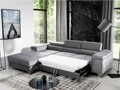 Coltar extensibil stanga 4 locuri ELTAP, Ric-04, Ricardo, 281x205x88 cm, lemn/poliester, bej/maro