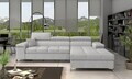 Coltar extensibil dreapta 4 locuri ELTAP, Ric-37, Ricardo, 281x205x88 cm, lemn/poliester, gri deschis