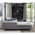Coltar extensibil stanga 4 locuri ELTAP, Ric-47, Ricardo, 281x205x88 cm, lemn/poliester, roz inchis