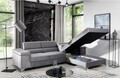 Coltar extensibil dreapta 4 locuri ELTAP, Ric-54, Ricardo, 281x205x88 cm, lemn/poliester, gri deschis
