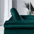Coltar extensibil dreapta 4 locuri ELTAP, Ric-56, Ricardo, 281x205x88 cm, lemn/poliester, verde inchis