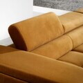 Coltar extensibil dreapta 4 locuri ELTAP, Ric-66, Ricardo, 281x205x88 cm, lemn/poliester, mustar