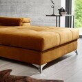 Coltar extensibil dreapta 4 locuri ELTAP, Ric-66, Ricardo, 281x205x88 cm, lemn/poliester, mustar