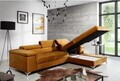 Coltar extensibil dreapta 4 locuri ELTAP, Ric-66, Ricardo, 281x205x88 cm, lemn/poliester, mustar