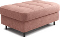 Taburet cu spatiu pentru depozitare ELTAP, GOM-24RAQ, Gomsi, 104x72x45 cm, lemn/poliester, somon