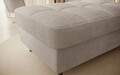 Taburet cu spatiu pentru depozitare ELTAP, GOM-18TOU, Gomsi, 104x72x45 cm, lemn/poliester, bej