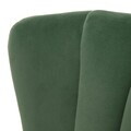 Fotoliu Mills, Homla, 75x79x102 cm, metal/catifea din poliester, verde