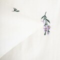 Lenjerie de pat dubla Floral Dream, Homla, 160x200 cm, 3 piese, bumbac, alb