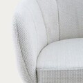 Scaun Comodo, Homla, 59x58x84 cm, metal/poliester, ecru