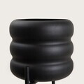 Suport pentru flori Buuble, Homla, 36x25x60 cm, metal, negru