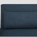 Canapea extensibila 1 loc Calore, Homla, 117x90x82 cm, lemn/poliester, albastru inchis