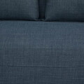 Canapea extensibila 2 locuri Calore, Homla, 157x90x82 cm, lemn/poliester, albastru inchis