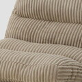 Scaun de birou rotativ Cordivo, Homla, 66x71x83 cm, metal/poliester/bumbac, bej inchis