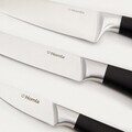 Set 3 cutite Liba, Homla, inox/plastic, negru