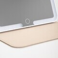 Oglinda cosmetica cu iluminare LED, Narave, Homla, 20x23x1.5 cm, plastic/sticla, bej