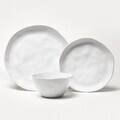 Serviciu de masa 6 piese Padra, Homla, ceramica, alb