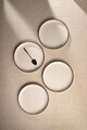 Set 4 cani Azra, Homla, 300 ml, ceramica, bej/negru