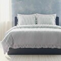 Lenjerie de pat King Size, Trudy, Homla, 200x220 cm, 3 piese, bumbac, verde fistic/alb