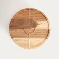 Tava servire Mooka, Homla, 37x20 cm, lemn, natur